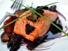 Spring Chinook with Pinot Noir Sauce & Morels