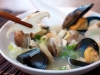 Clams, Mussels & Matsutake Soup